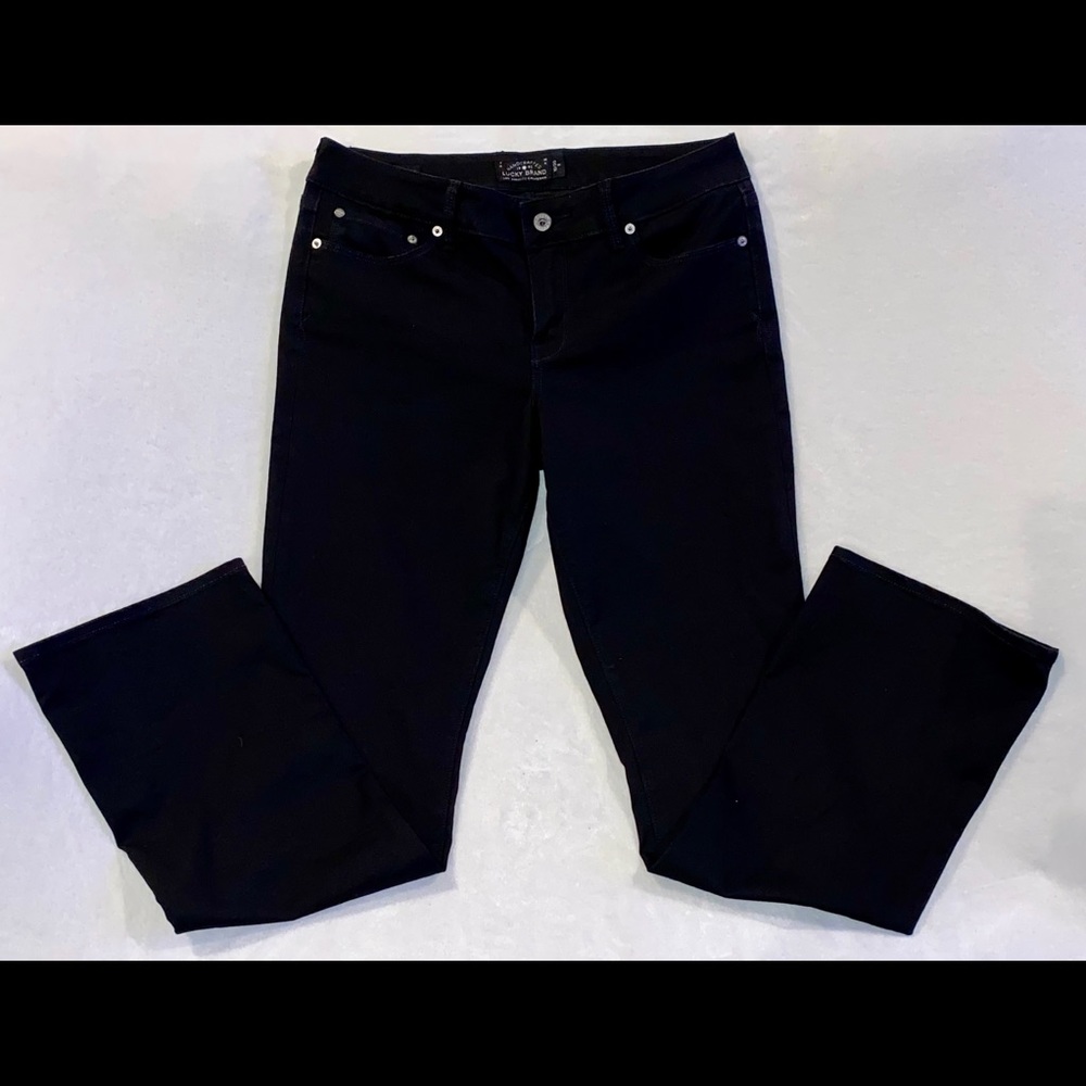 Lucky Brand Jean-Lolita Boot-Black-Size 10/30R
